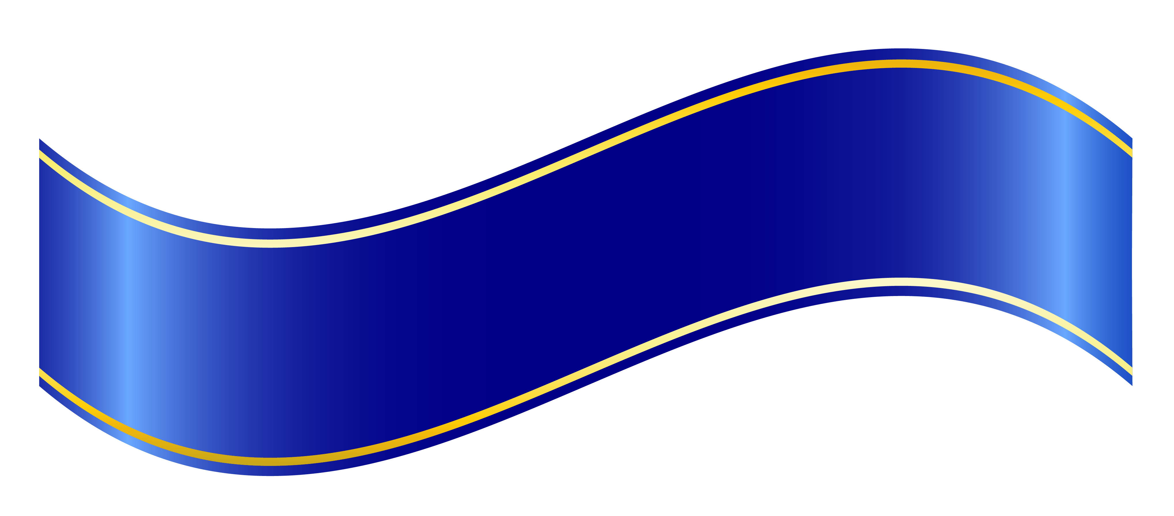 Blue Ribbon Banner PNG Transparent Images Free Download