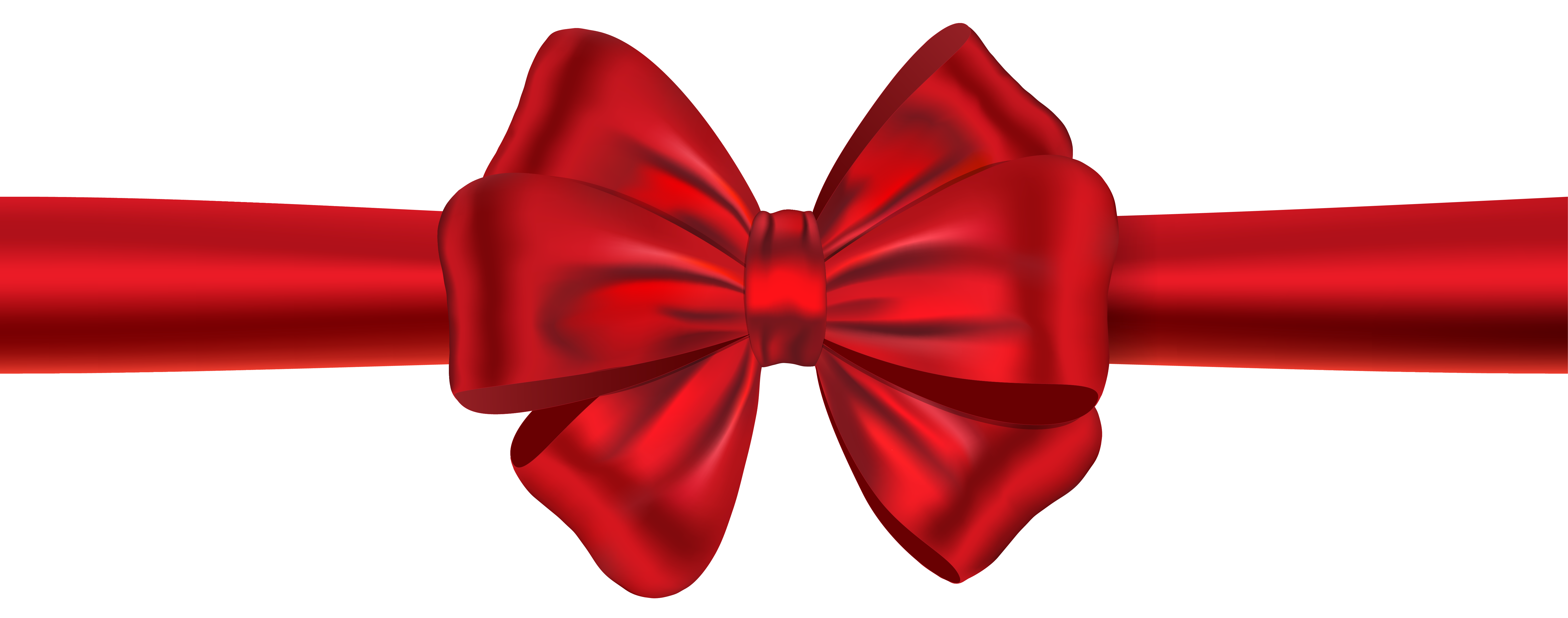 Red bow clipart transparent