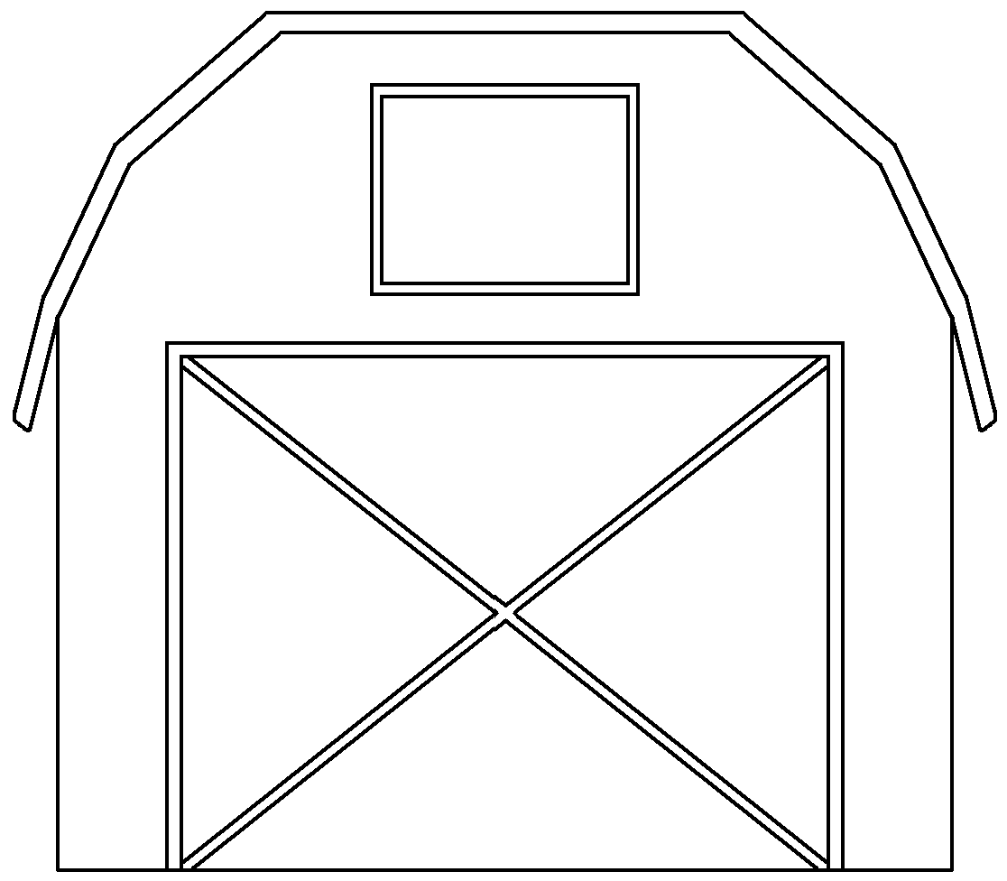 Barn Outline Clipart