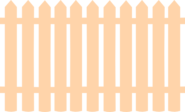 White Fence Cliparts