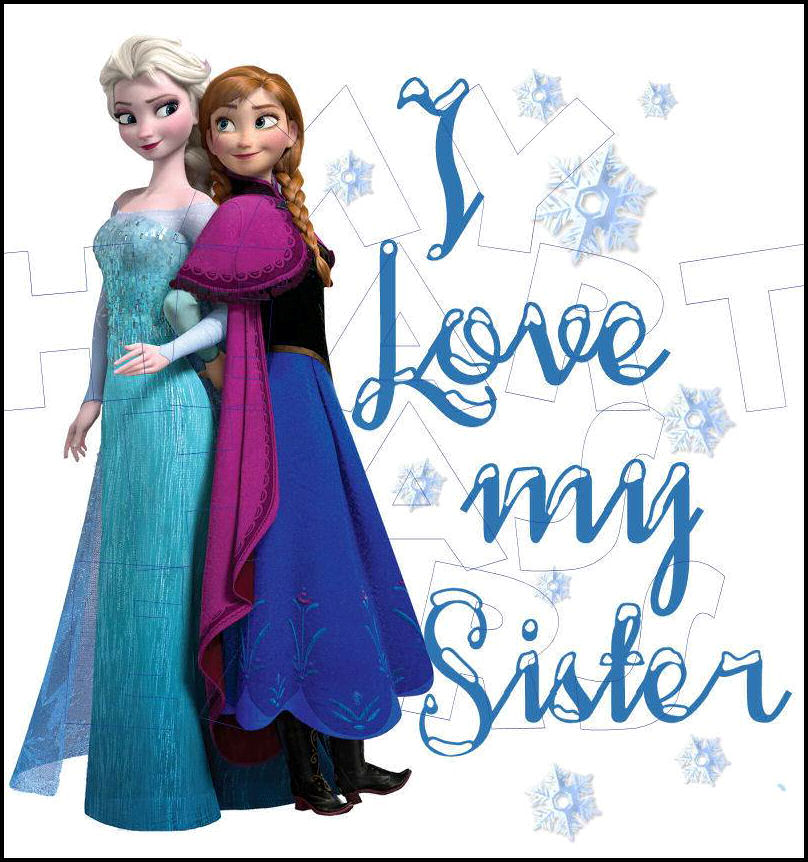 Sisters Heart Cliparts