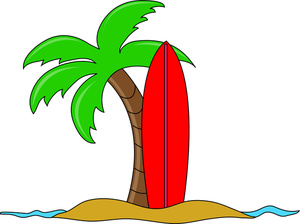 Hawaiian Cartoon Cliparts