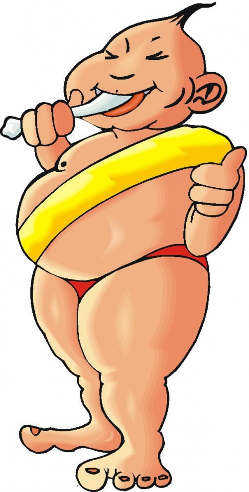 Obese Baby Cliparts