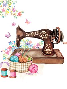Lovely and FREE clip art graphics. Cute craft clip art with sewing