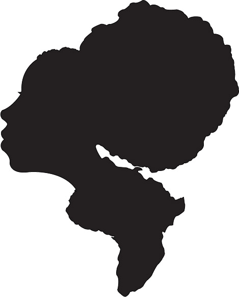Woman With Afro Clipart