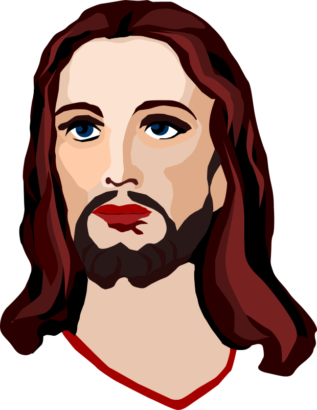 Free jesus clipart black and white