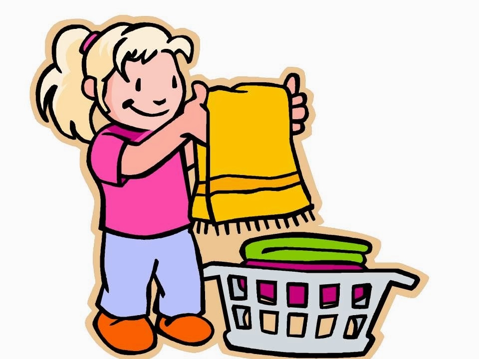 children cleaning up toys clip art
