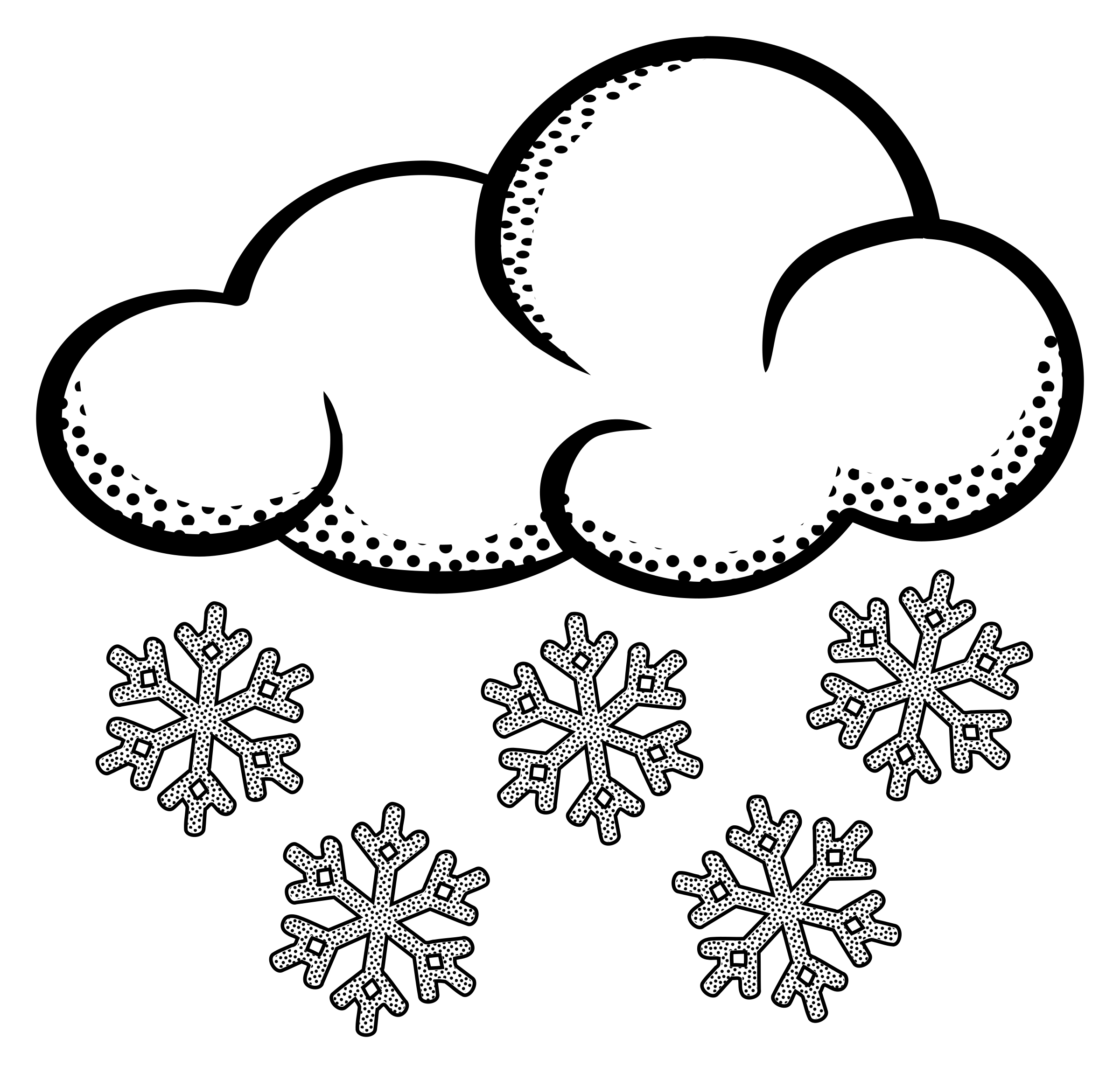 Free Snow Black And White Clipart, Download Free Snow Black And White ...
