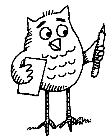 Free Owl Black And White Clipart