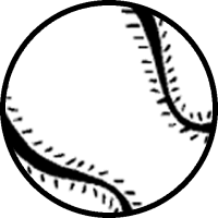 White Softball Cliparts