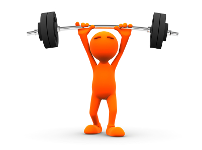 muscular strength exercises clipart
