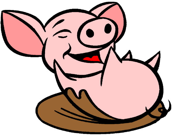 Pig Football Cliparts