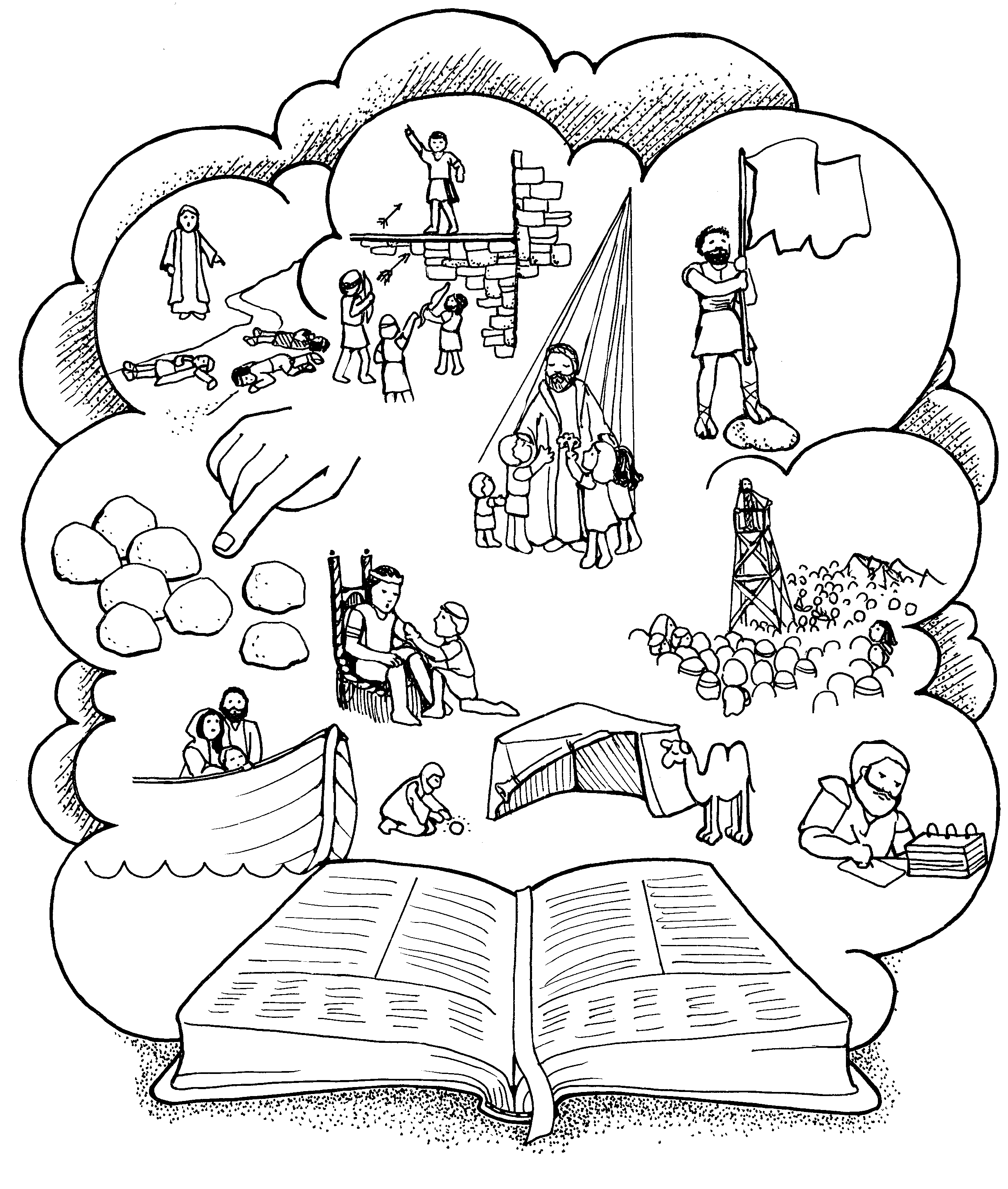 lds scriptures clipart in color