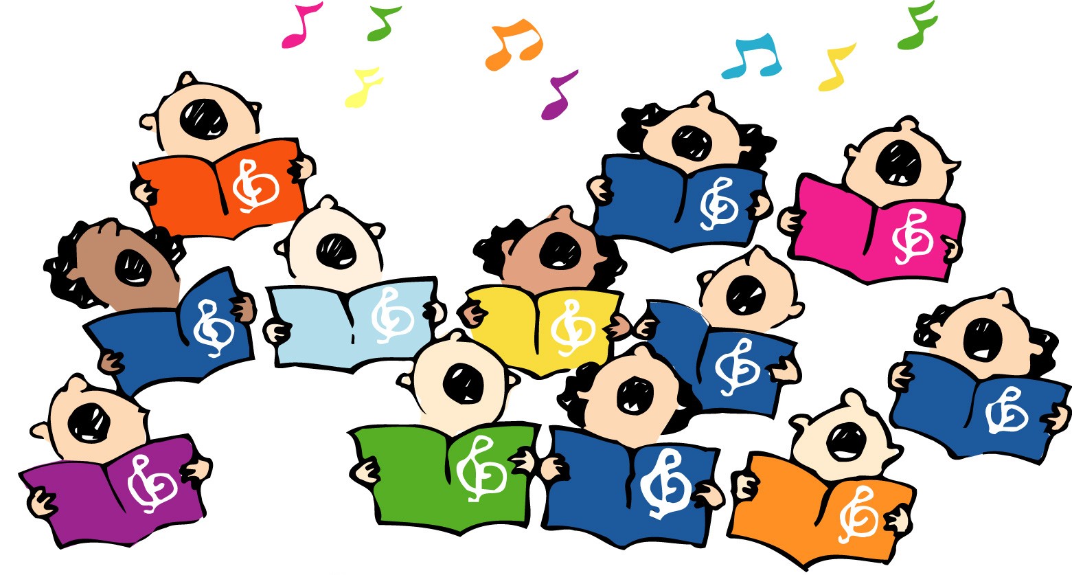 Congregation Singing Cliparts
