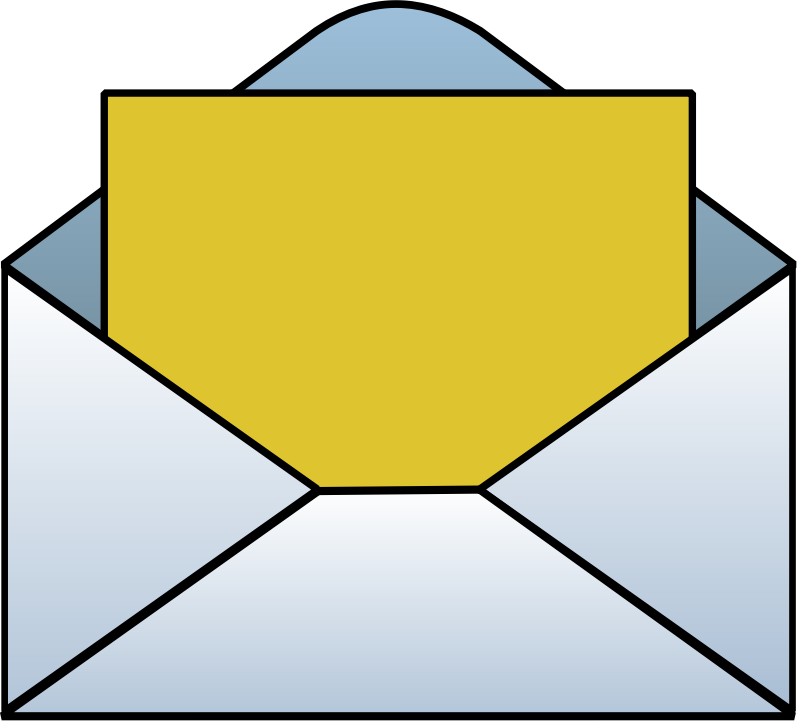Stamped Envelope Cliparts