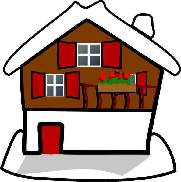 House Covered In Snow Clip Art at Clker