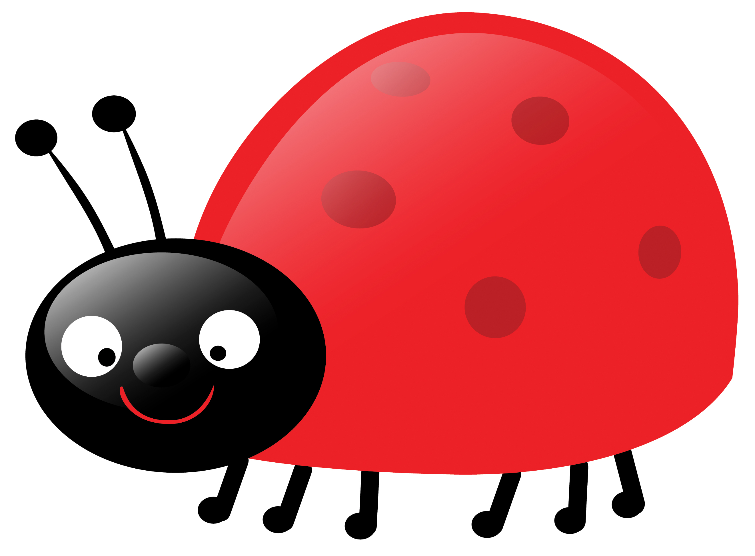 Flying Ladybug Clipart
