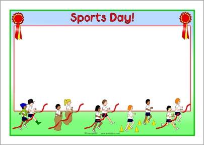 childrens sports day clip art