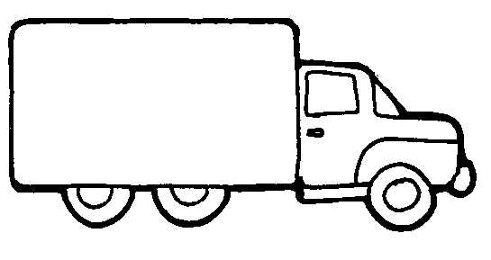 Pickup Truck Clipart Black And White