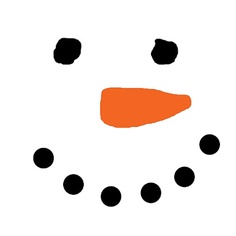 Snowman Face Clip Art