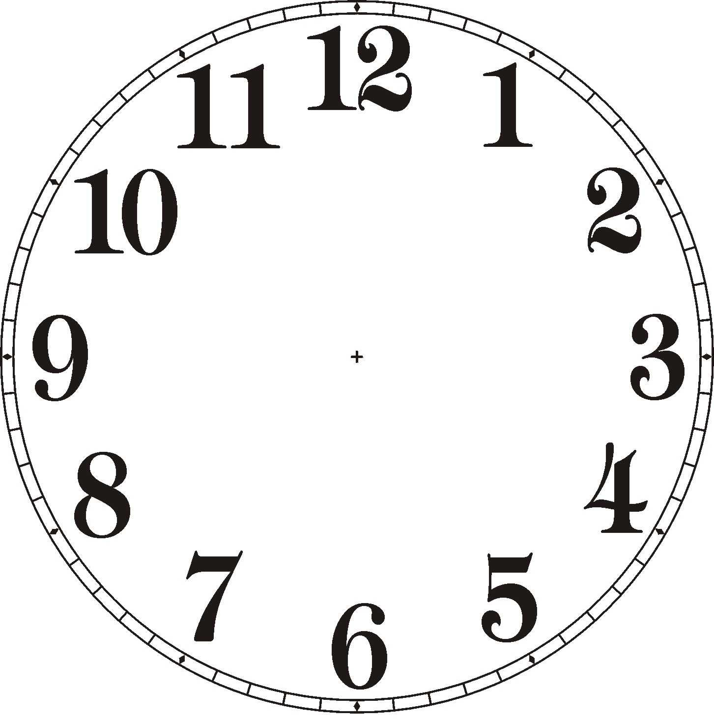 Simple Clock Cliparts