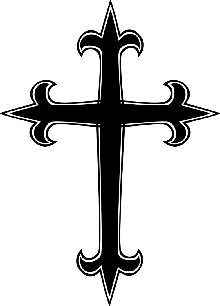 Catholic Cross Clipart Gold