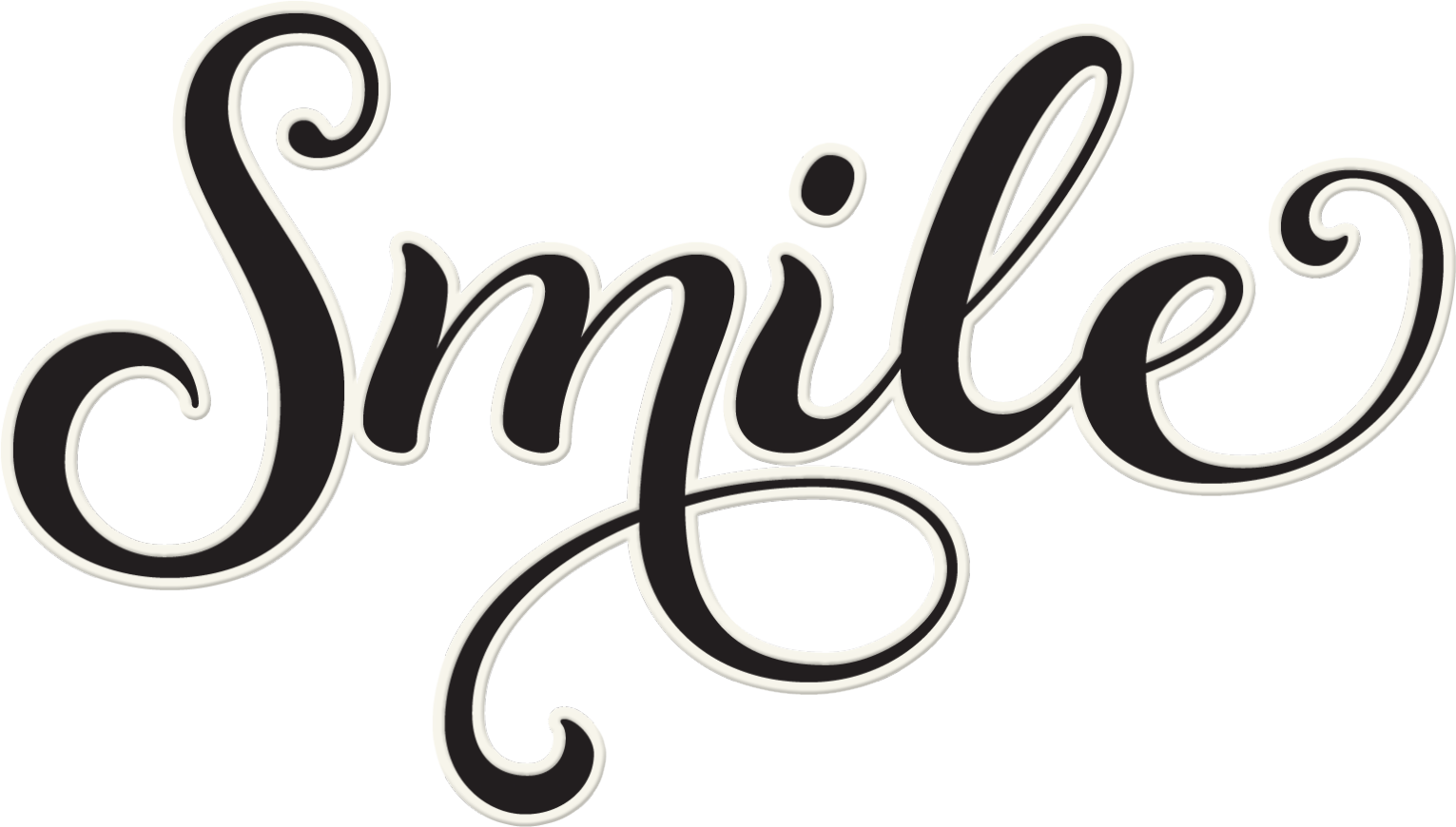 smile word clipart - Clip Art Library