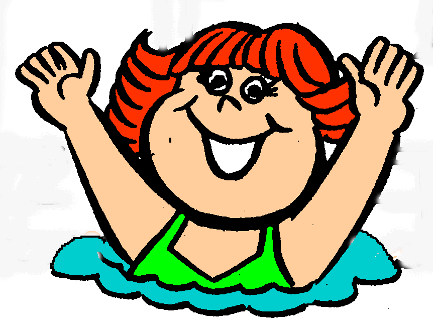 Swimming People Cliparts