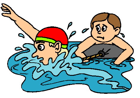 Swimming People Cliparts