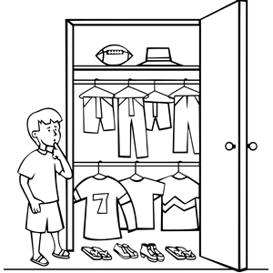 Free Closet Clipart Black And White, Download Free Closet Clipart Black ...