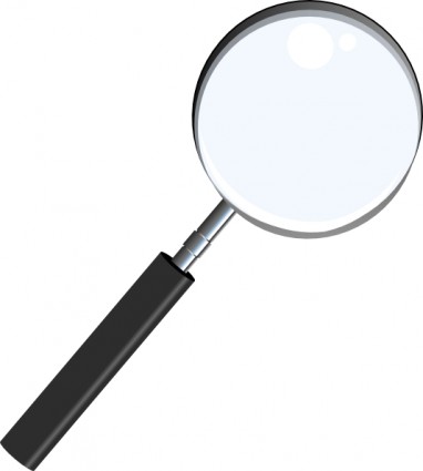 Magnifying glass clip art vector Free vector for free download