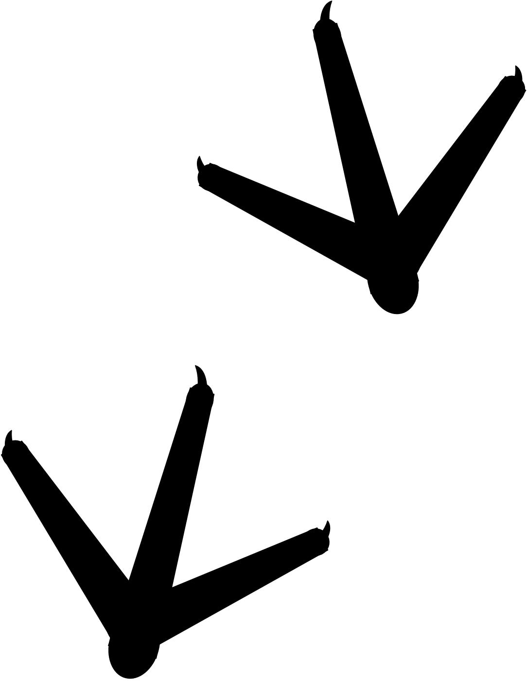 Monster Footprints Cliparts