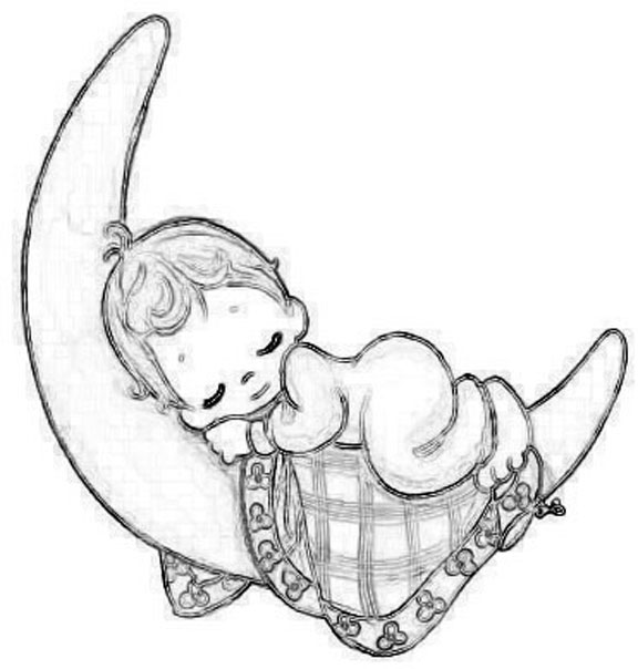 24+ Sleeping Baby Angel Clipart