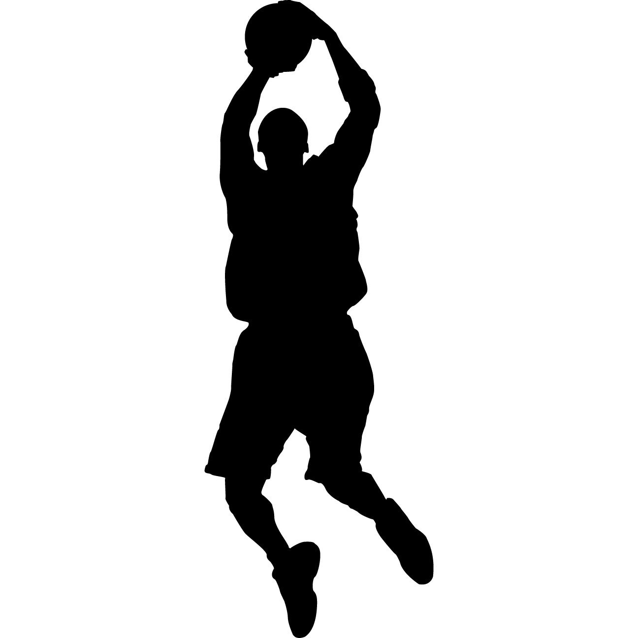 Silhouette Basketball Player Shooting