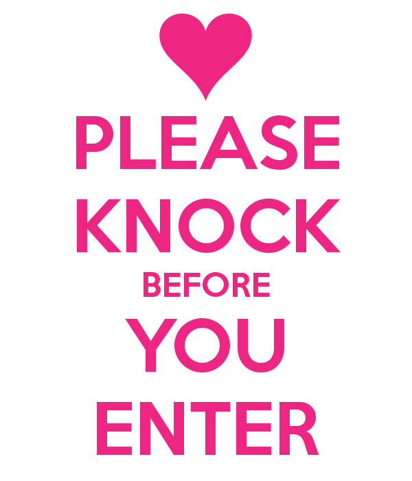 Please Knock Before Entering Sign Printable - prntbl ...
