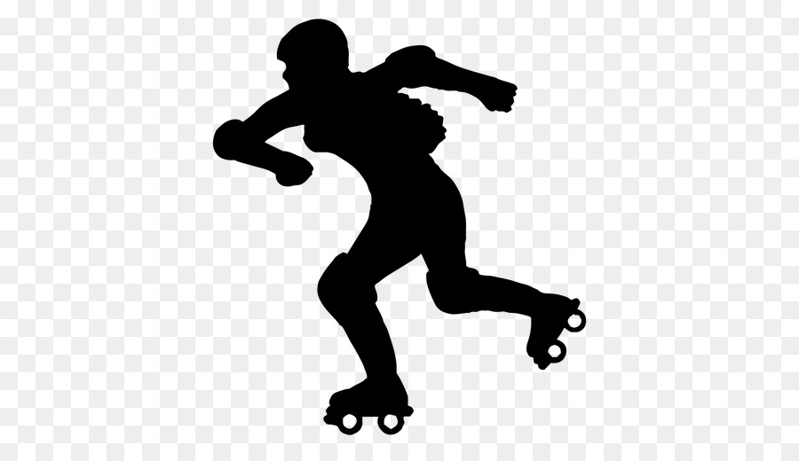 Roller skate silhouette clip art