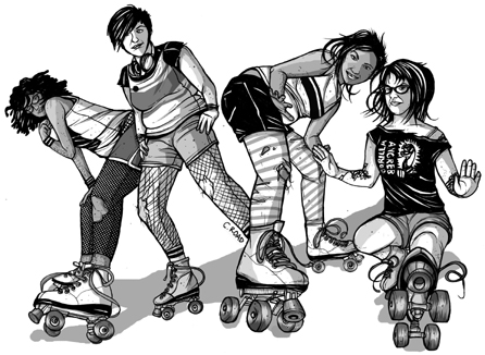 Anime Roller-Skates | 3d Models for Daz Studio and Poser