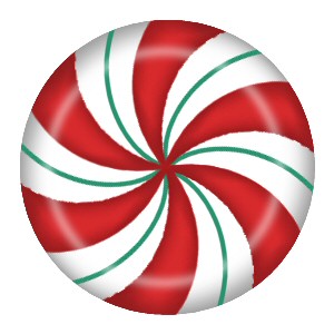 red and green peppermint candy - Clip Art Library