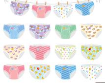 Baby Diapers Cliparts