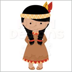 Indian American Cliparts