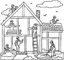construction house clip art