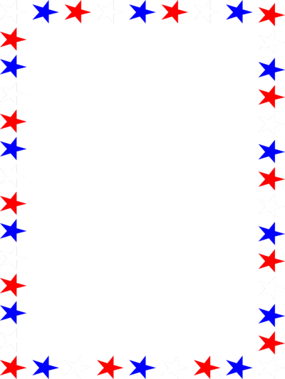 Clipart of image png patriotic frames bordered with stars and