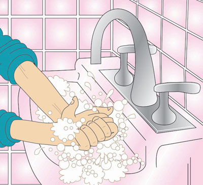 Soap Hands Cliparts