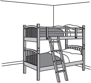 Bunk Bed Clipart