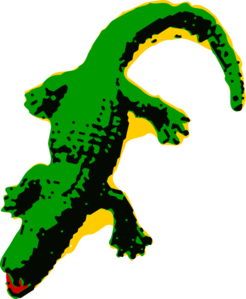 Baby Alligator Cliparts