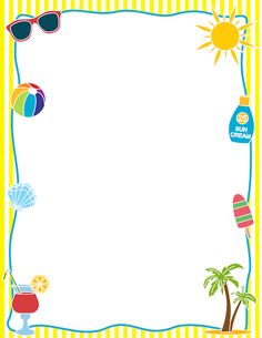 clip art frames with bumble bees