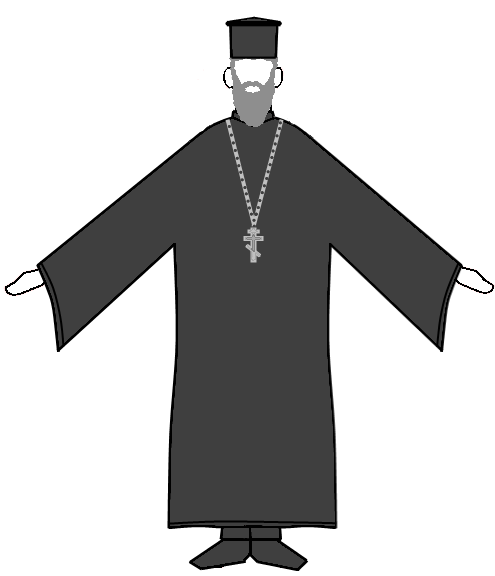 orthodox priest clothing - Clip Art Library