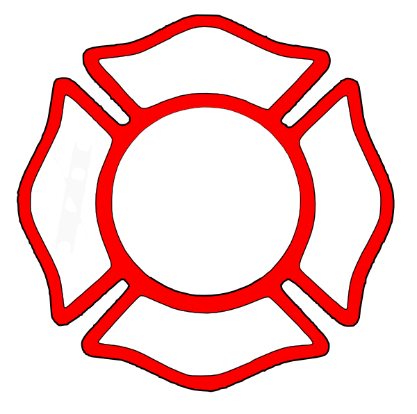 Fire department maltese cross clip art