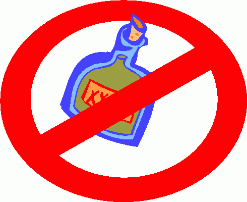 No Alcohol Clipart