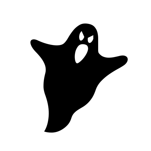 Mean Ghost Clipart